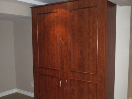 Queen-size Murphy Bed with Box Trim moulding option